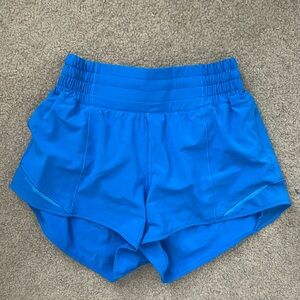 Perfect condition lululemon shorts. Hotty hot high rise 2.5 inch